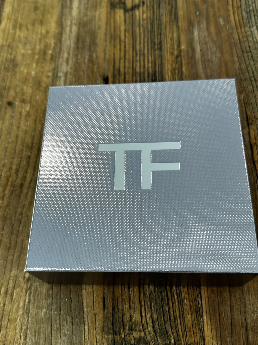 Tom Ford Charcoal Gray Branded box and tissue